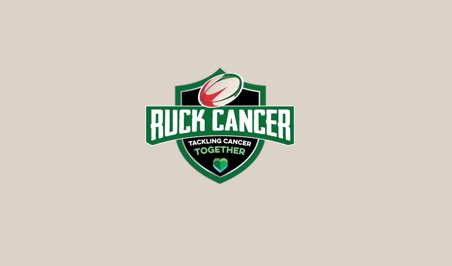 Logo Canser Ruck cefndir baige